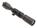 4-16X50mm Tri-Rail Illuminated Sniper Rifle Scope w/ Built In Mount