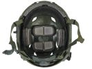 Lancer Tactical SpecOps Military Style NVG Helmet w/ Rails, OD Green