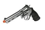 HFC HG-133 Savaging Bull 6" Barrel Gas Revolver, Silver