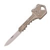 SOG Folding Key Knife 1.5" Drop Point Blade Stainless Steel Body
