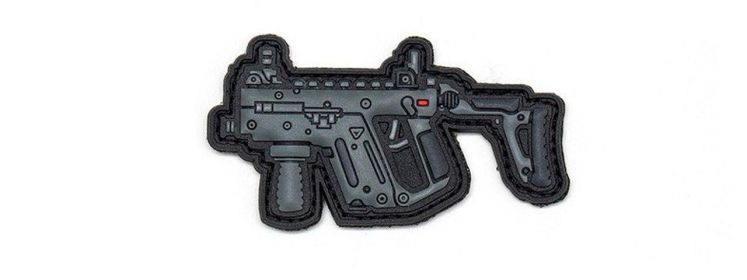 Aprilla Design PVC Iff Hook and Loop Modern Warfare Series Patch, Kriss Vector