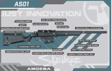 Ares Amoeba AS-01 Striker Sniper Rifle - Black