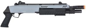BO Manufacturer FABARM STF12 11â€ Barrel Pump Action Shotgun, Grey / Black