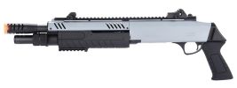 BO Manufacturer FABARM STF12 11â€ Barrel Pump Action Shotgun, Grey / Black