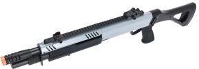 BO Manufacturer FABARM STF12 11â€ Barrel Pump Action Shotgun w/ Stock, Grey / Black