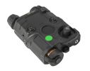 Bravo P15 Flashlight & Green Laser PEQ Box, Black