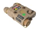 Bravo P15 Flashlight & Green Laser PEQ Box, Tan