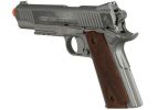 Colt 1911 Rail Gun Non-Blowback Airsoft Pistol, Silver