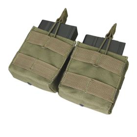 Condor MOLLE Double Open-Top M14 Mag Pouch, OD Green