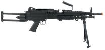 Cybergun FN Herstal Licensed M249 Para â€œFeatherweightâ€ LMG Airsoft Rifle, Black