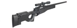 CYMA MK96 Bolt Action Airsoft Rifle w/ Scope, Black