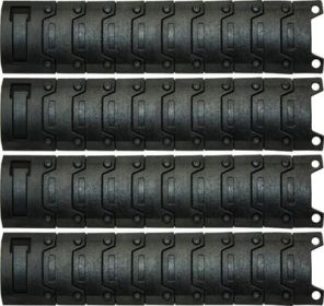 Dboys BI-08 Interlocking Rail Covers, Black, Set of 4