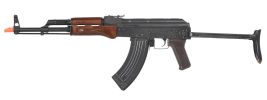 E&L Airsoft AK AIMS Platinum Airsoft Rifle w/ Real Wood Furniture, Black