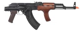 E&L Airsoft AK AIMS Platinum Airsoft Rifle w/ Wood Furniture, Black