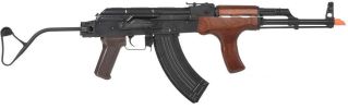 E&L Airsoft AK AIMS Platinum Airsoft Rifle w/ Wood Furniture, Black
