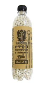 Elite Force Milsim Max Biodegradable Airsoft BBs, 0.32g, 2700 Rounds, White