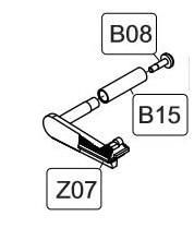 Elite Force/KWC 1911 CO2 Blowback Airsoft Pistol Copmlete Slide Catch Assembly