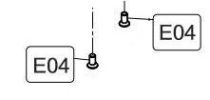 Elite Force/KWC 1911 CO2 Blowback Airsoft Pistol Rear Sight Screws (2 Screws)