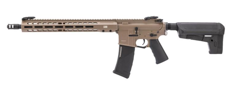 EMG KRYTAC Barrett Firearms REC7 DI AR-15 Airsoft Rifle, Dark Earth