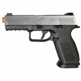 FN Herstal FNS-9 Spring Airsoft Pistol, Silver/Black
