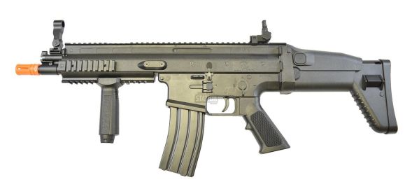FN Herstal SCAR-L Spring Powered Airsoft Gun, Black