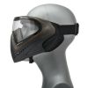 G-Force Modern Full Face Mask, Gray / Brown