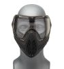 G-Force Modern Full Face Mask, Gray / Brown