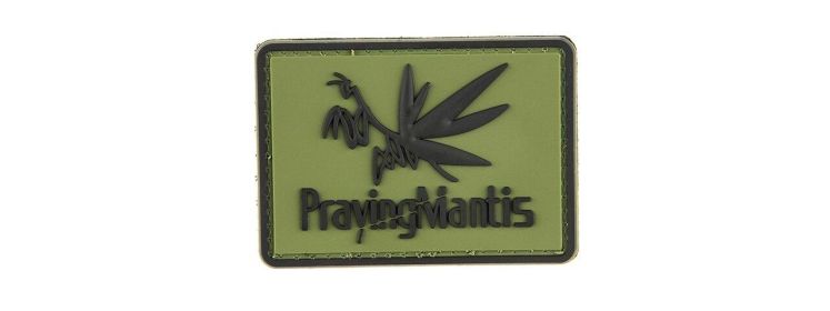 G-Force Praying Mantis Morale Patch PVC Morale Patch, OD Green