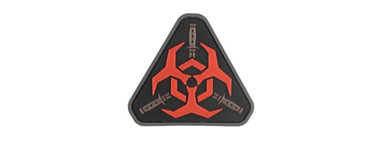 G-Force Resident Evil Biohazard PVC Morale Patch, Red