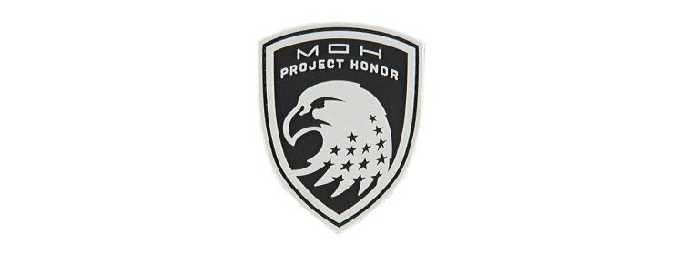 G-Force Shield of Project Honor PVC Morale Patch, Black