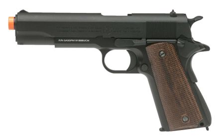 G&G GPM1911 Gas Blowback Airsoft Pistol, Black