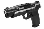 G&G Piranha TR Gas Blowback Airsoft Pistol, Silver / Black