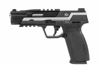 G&G Piranha TR Gas Blowback Airsoft Pistol, Silver / Black