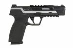 G&G Piranha TR Gas Blowback Airsoft Pistol, Silver / Black