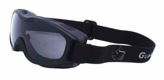 GUARD DOGS Evader II Black Framed Anti-Fog Smoke Lense Goggles