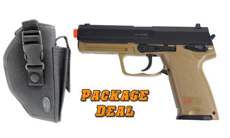 H&K USP Co2 Pistol & Holster Combo