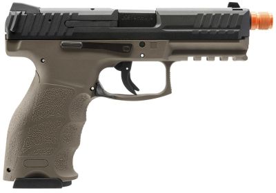 H&K VP9 Tac Gas Blowback Airsoft Pistol, Black/Tan