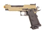 JAG Arms GMX Series 1.0 Gas Blowback Airsoft Pistol, Black / Tan