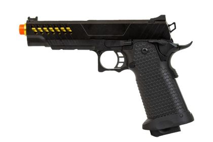 JAG Arms GMX Series 2.0 Gas Blowback Airsoft Pistol, Gold Barrel