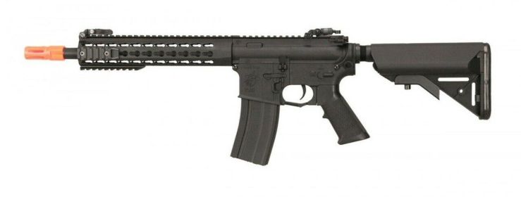 Knight's Armament Nylon Fiber SR-16E3 CQB MOD2 Airsoft AEG, Black