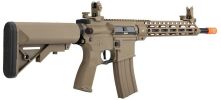Lancer Tactical Enforcer Series BLACKBIRD Hybrid Gen 2 High FPS AEG Airsoft Rifle, Tan