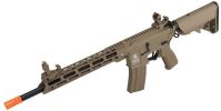 Lancer Tactical Enforcer Series BLACKBIRD Hybrid Gen 2 High FPS AEG Airsoft Rifle, Tan