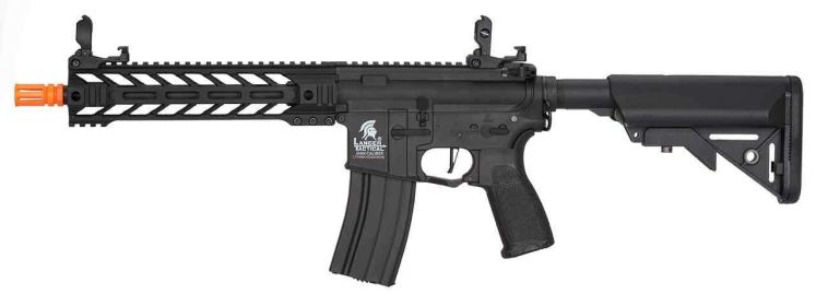 Lancer Tactical Enforcer Series Gen 2 BATTLE HAWK Hybrid High FPS AEG Airsoft Rifle, Black