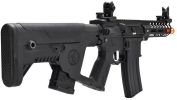 Lancer Tactical Enforcer Series NEEDLETAIL Hybrid Low FPS AEG Airsoft Rifle w/ Alpha Stock, Black