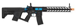 Lancer Tactical Enforcer Series NIGHT WING Skeleton ProLine High FPS AEG Airsoft Rifle, Black / Navy Blue