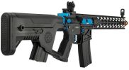 Lancer Tactical Enforcer Series NIGHT WING Skeleton ProLine High FPS AEG Airsoft Rifle, Black / Navy Blue