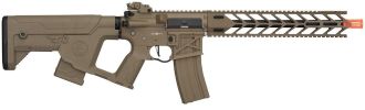 Lancer Tactical Enforcer Series NIGHT WING Skeleton ProLine High FPS AEG Airsoft Rifle, Tan