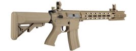 Lancer Tactical Interceptor SPR Gen 2 Airsoft Rifle, Low FPS Version, Dark Earth