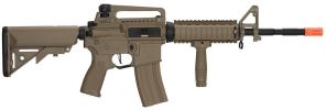 Lancer Tactical LT-04 M4 RIS Hybrid High FPS Airsoft Rifle, Tan