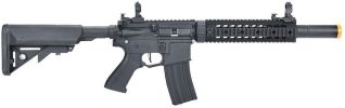 Lancer Tactical LT-15 M4 SD 9â€ Hybrid Gen 2 High FPS AEG Airsoft Rifle, Black
